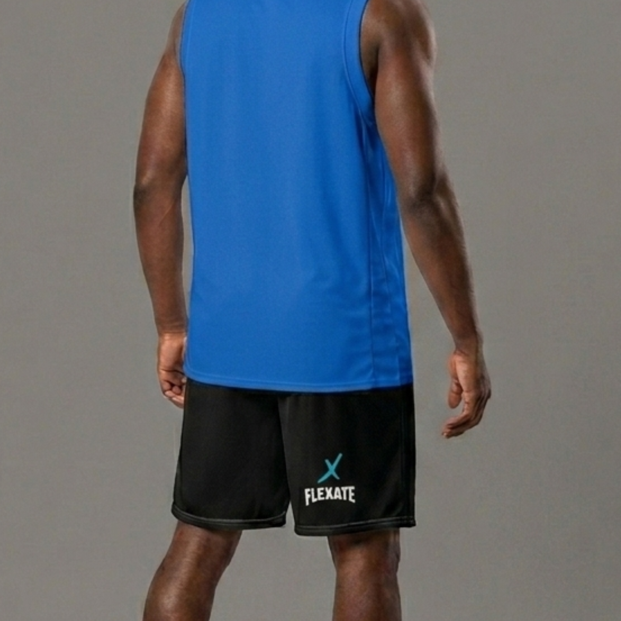 Flexate Stretch Shorts - Sports Black - Blue X
