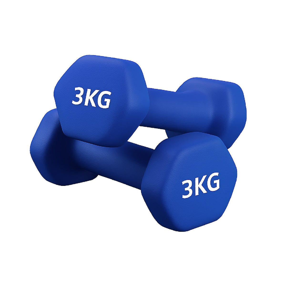 Neoprene Hex Dumbbells Pair & Set (0.5kg–10kg) – Anti-Roll, Non-Slip Grip, Strength Training Weights
