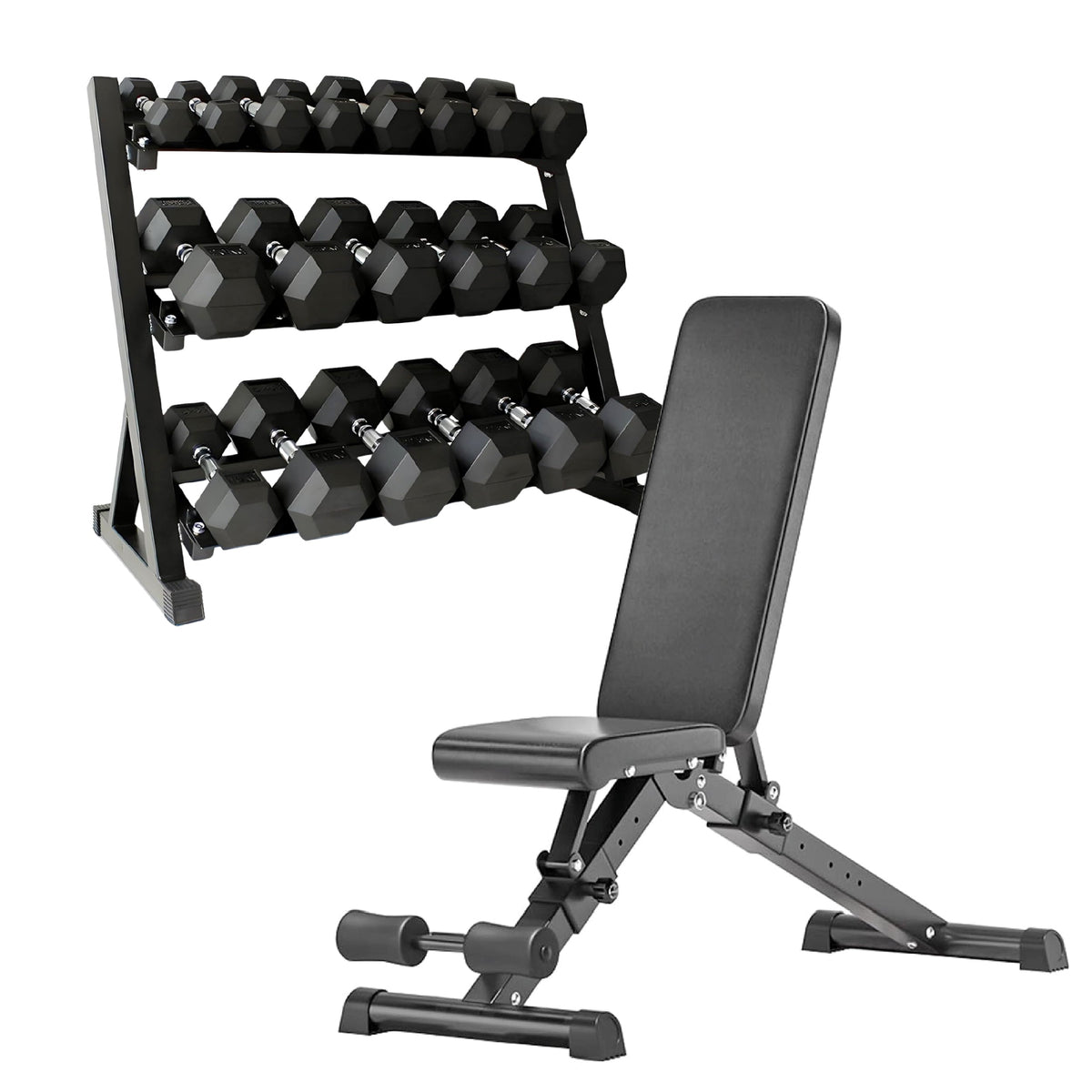 3-Tier Dumbbell Rack