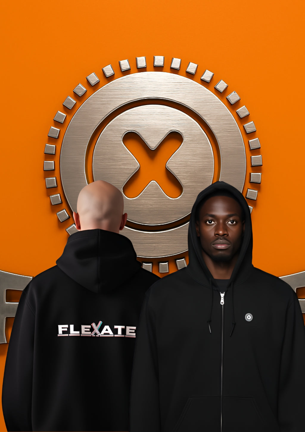 Flexate Classic - Mens Zip Up Hoodie
