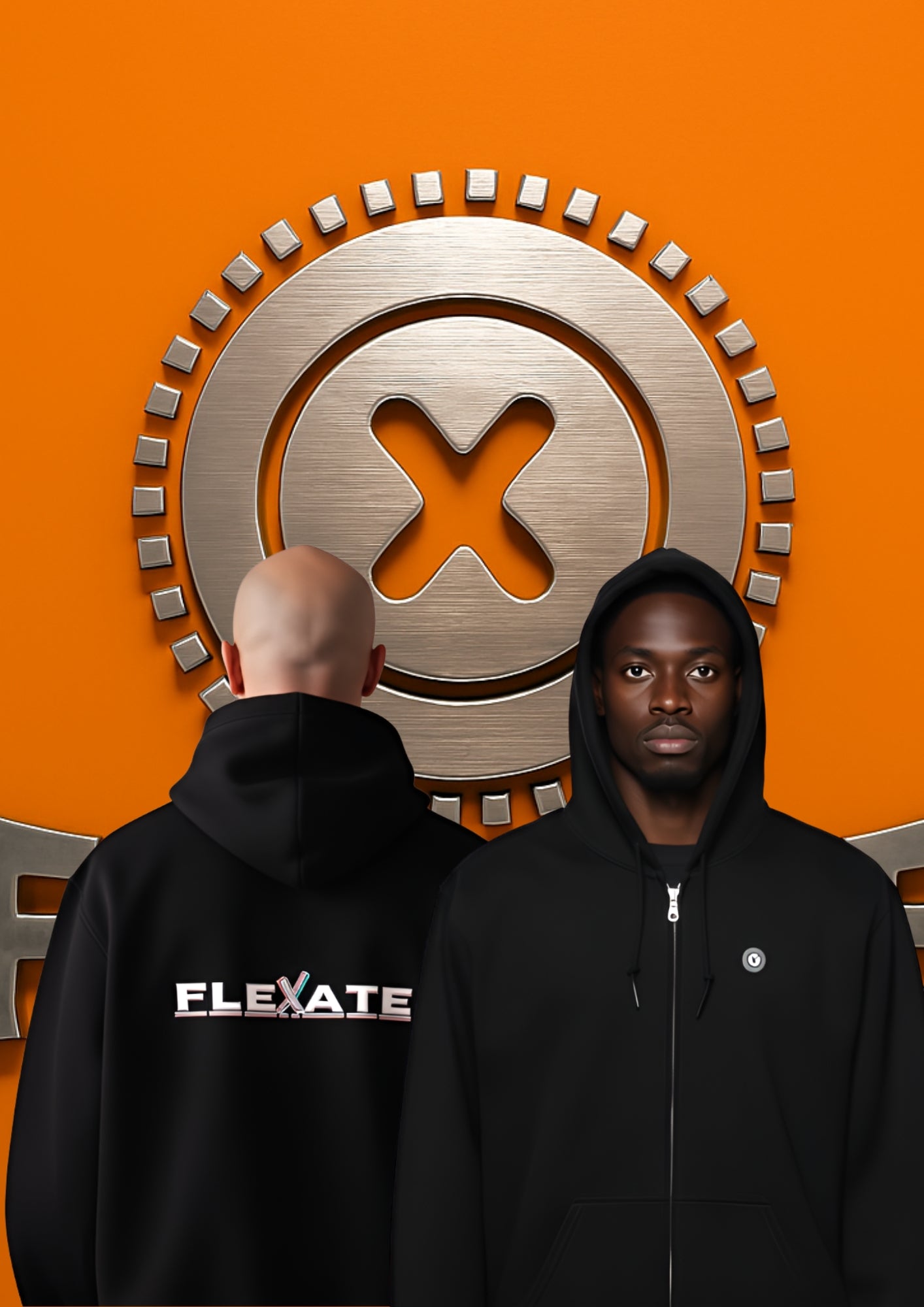Flexate Classic - Mens Zip Up Hoodie