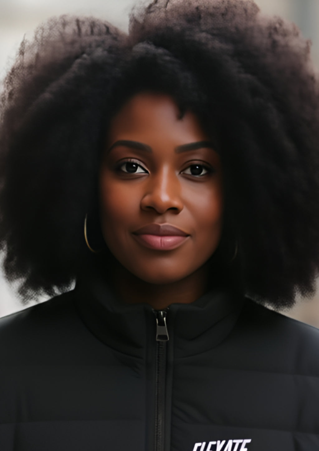 Flexate Slick Woman's Puffa Jacket - black