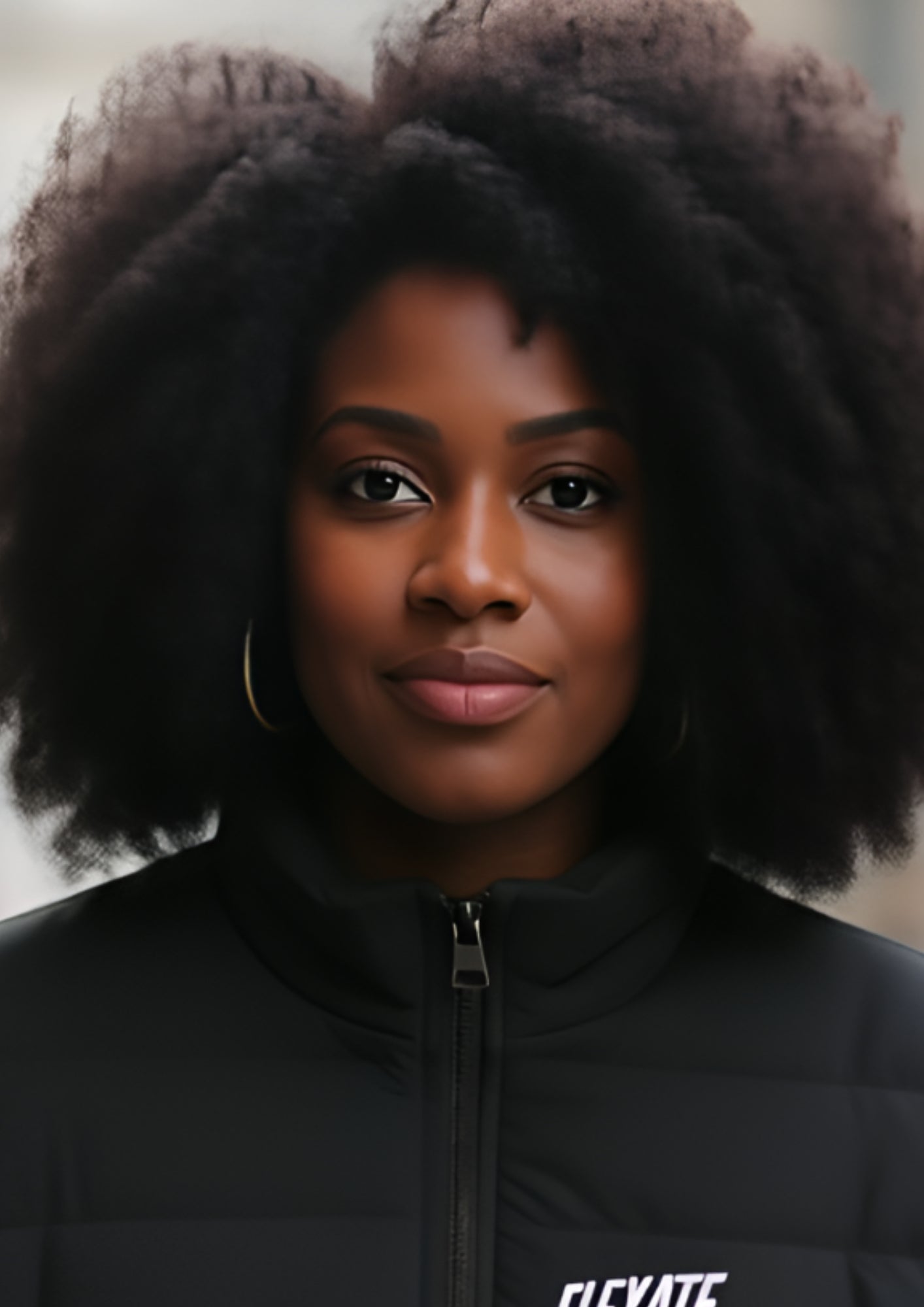 Flexate Slick Woman's Puffa Jacket - black