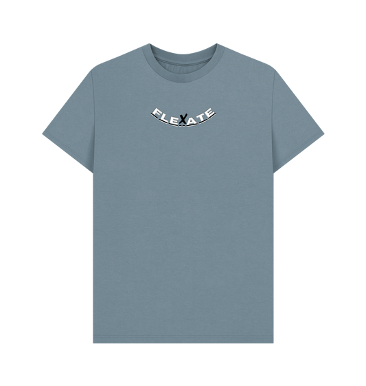 Stone Blue Printed T-shirt
