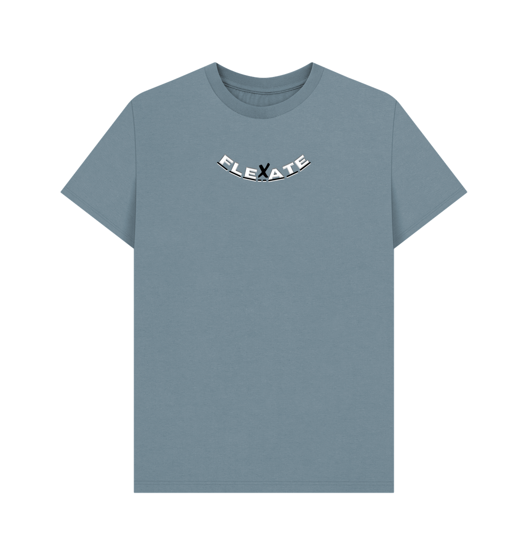 Stone Blue Printed T-shirt