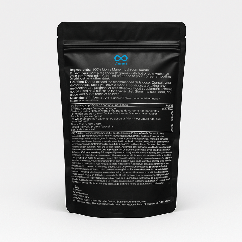 Lion's Mane Powder - 60 Grams - 30 Servings