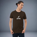 Flexate Champion White Logo & X Tee | Premium Cotton T-Shirt